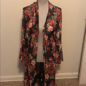 Pink and red rose cover